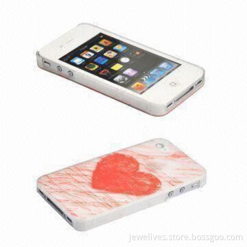 Crystal Lucite Hard Shell Case for iPhone 4, Stylish Back Cover Designed to Fit Perfectly